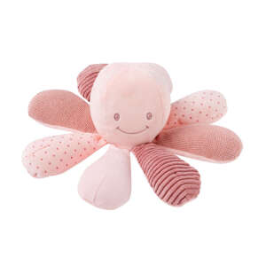 Nattou okupačná hračka plyšová Lapidou Octopus Pink