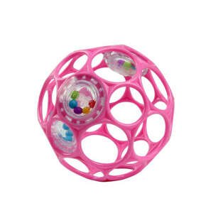 Hračka Bright Starts Oball Rattle 10 cm ružová