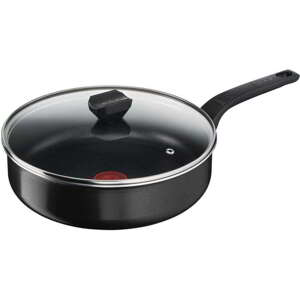 Tefal B5673253 Simply Clean červená hlboká panvica 24 cm + kryt