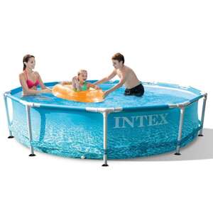 Bazén Intex 305x76 cm Beachside Premium s kovovým rámom (28206NP)