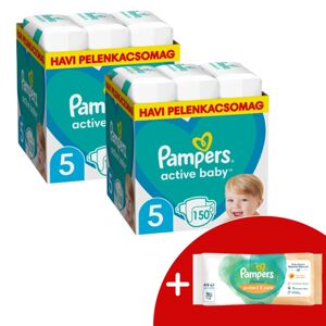 Pampers Active Baby 2 mesačné balenie plienok 11-16 kg Junior 5 (...