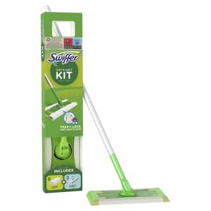 Swiffer Sweeper Mop Štartovacia sada - strieborno-zelená