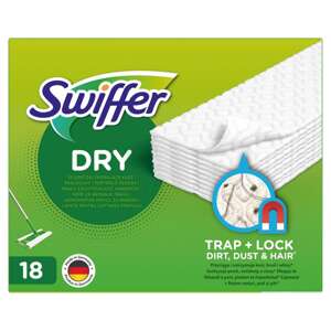 Swiffer Sweeper suché náhradné mopy 18 ks - biele