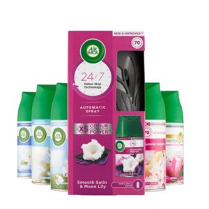 Náplň Air Wick Freshmatic so zamatovým saténom a nočnou ľaliou