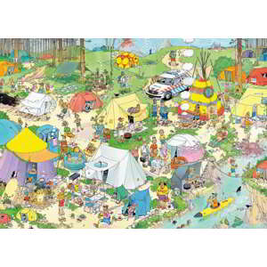 Jumbo Lesný tábor - 1000-dielna skladačka