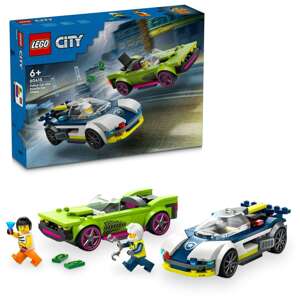 LEGO® City: Prenasledovanie policajných a športových áut 60415