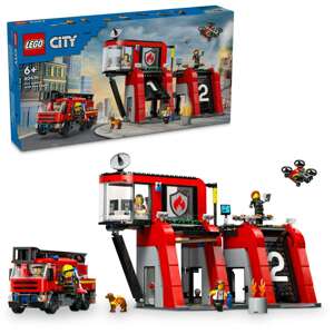 LEGO® City Hasičská stanica a hasičské auto 60414