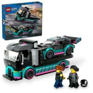 LEGO® City Pretekárske auto a nákladné auto s prívesom 60406