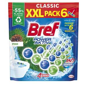 Bref Power Aktiv Borovica WC osviežovač (6x50g)