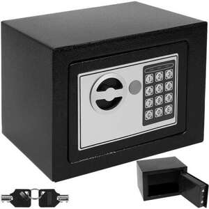 Pepita elektronický bezpečnostný trezor 17x17,5x23cm - čierna