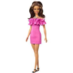 Mattel Barbie Fashionista : bábika k 65. výročiu v metalických ru...