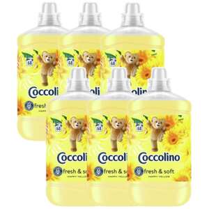 Coccolino Happy Yellow Oplachovací koncentrát 408 umývací 6x1700ml