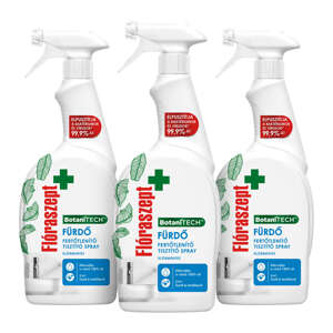 Flóraszept Botanitech Čistiaci dezinfekčný sprej do kúpeľa 3x700ml