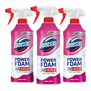Domestos Power Hab sprej Floral Fresh 3x435ml