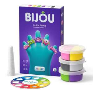 Hej Clay Bijou Mimozemské krúžky - Sada skladačiek Do It Yourself