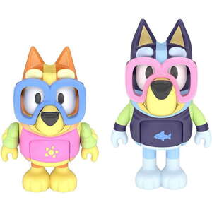 Sada 2 figúrok Bluey - Bluey & Bingo, At the Pool