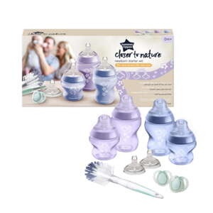 Tommee Tippee novorodenecká sada cumlíkov - CTN 9 ks fialová