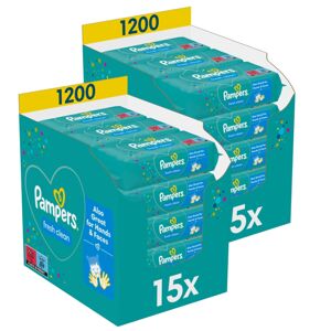 Pampers Fresh Clean vlhčené obrúsky 2x1200ks