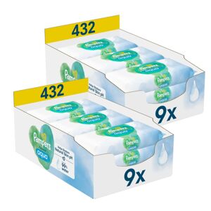 Pampers Harmonie Aqua vlhčené obrúsky 18x48 ks