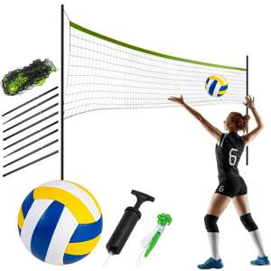 Sieť a rám na volejbal a badminton 570 cm