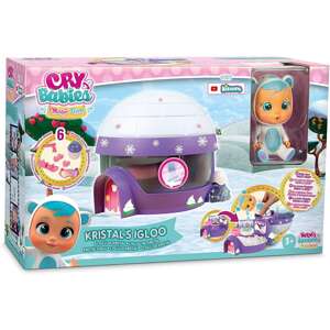 Cry Babies Magic Tears Kristal Bábika a jej ľadový domček 10cm