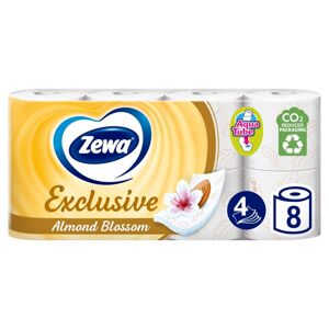Zewa Exclusive Mandľový kvet 4-vrstvový Toaletný papier 8 rolí