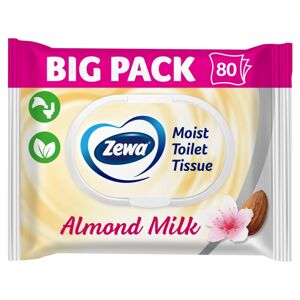 Zewa Mandľové mlieko Bigpack Vlhký toaletný papier 80ks