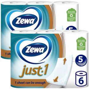 Zewa Just1 5-vrstvový toaletný papier 2x6 roliek
