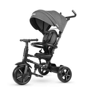QPLAY Trojkolka Rito star Black, skladacia, vek 10-72 mesiacov