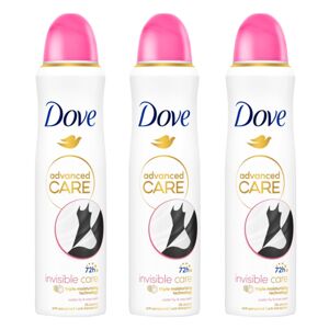 Dove Advanced Care dámsky dezodorant Invisible Care 3x150ml