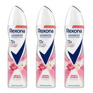 Rexona Advanced Protection dámsky dezodorant Bright Bouquet 3x150ml