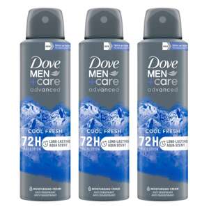 Dove Men+Care Advanced pánsky dezodorant Cool Fresh 3x150ml