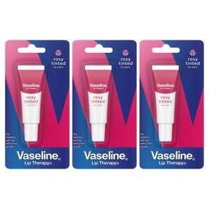 Balzam na pery Vaseline Rosy 3x10ml