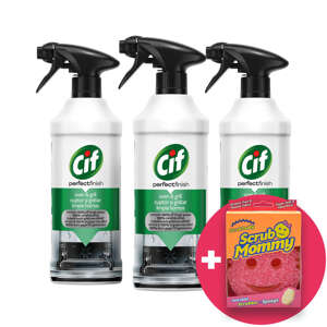 Cif Perfect Finish Sprej na rúry & grily 3x435ml + Darčeková...