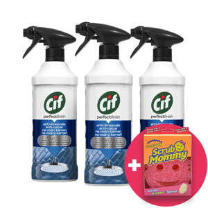 Cif Perfect Finish Sprej na odstraňovanie vodného kameňa 3x435ml...