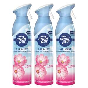 Ambi Pur Flower &amp; Spring Osviežovač vzduchu v spreji 3x185ml
