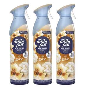 Ambi Pur Gold Orchidea Osviežovač vzduchu v spreji 3x185ml