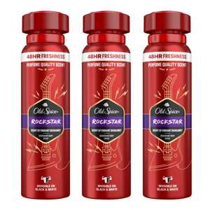 Old Spice Rockstar Pánsky deo sprej 3x150ml