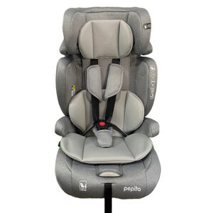 Pepita 2v1 ISOFIX I-Size detská autosedačka 76-150cm - sivá