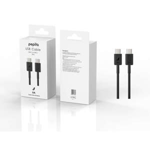 Pepita Samsung Nabíjací kábel 8A USB-C/USB-C 1m - čierna