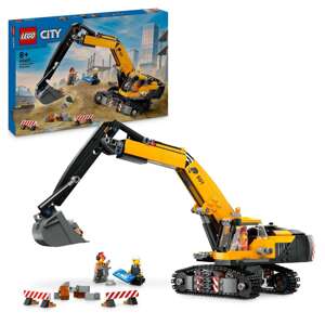 LEGO® City - Žltý stavebný bager 60420, 633 dielikov
