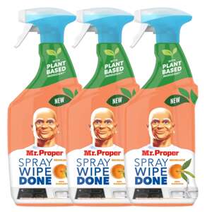 Mr. Proper Spray Wipe Done Odmasťovací čistiaci prostriedok Peps...