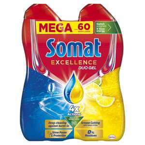 Somat Excellence DuoGel Grease Cutting Lemon Gél na umývanie riad...