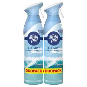 Ambi Pur Ocean Mist Osviežovač vzduchu sprej 2x185ml
