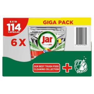 Kapsule do umývačky riadu Jar Platinum Plus All In One Lemon 114ks