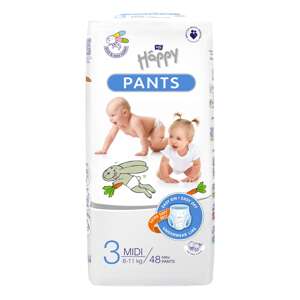 Bella Happy Pants Plienkové nohavičky 6-11kg Midi 3 (48ks)