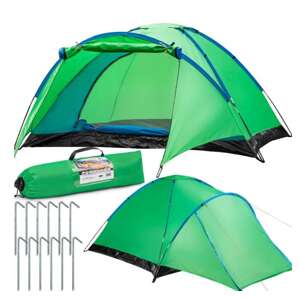 Stan Maverick 6 osôb Kempings so strieškou 240x290cm - zelená