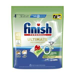 Finish Ultimate All in 1 0% Kapsule do umývačky riadu 45ks