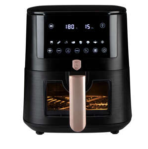 Teplovzdušná fritéza, veľká kapacita 8 l Airfryer Black Rose Berl...