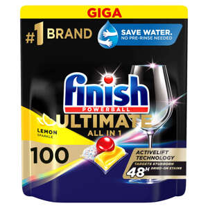 Finish Ultimate All in 1 Citrónová umývačka riadu kapsula 100 ks